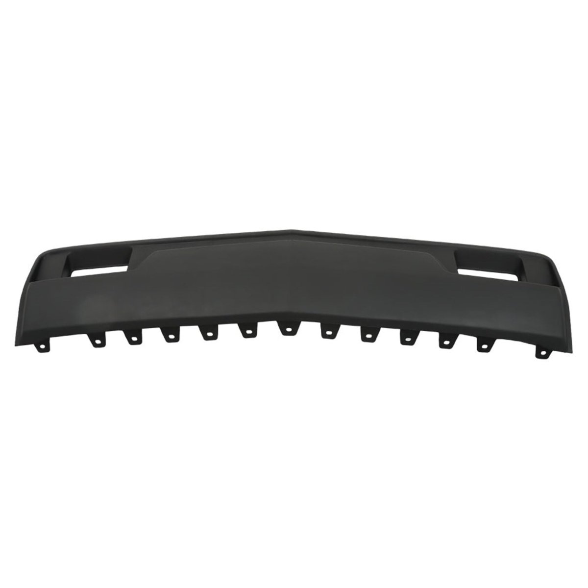 Front Bumper Filler Panel For 2014 2015 Silverado 1500 Black Plastic With Tow Hooks Hole Without Impact Bar Skid Plate Part