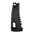 Front Bumper Filler Panel For 2014 2015 Silverado 1500 Black Plastic With Tow Hooks Hole Without Impact Bar Skid Plate Part