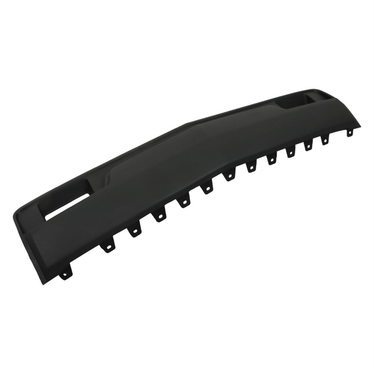 Front Bumper Filler Panel For 2014 2015 Silverado 1500 Black Plastic With Tow Hooks Hole Without Impact Bar Skid Plate Part