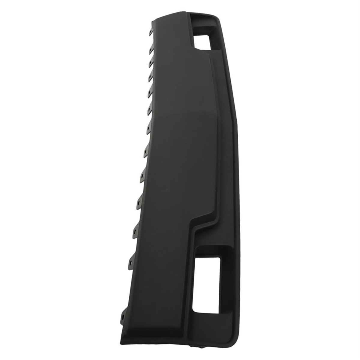 Front Bumper Filler Panel For 2014 2015 Silverado 1500 Black Plastic With Tow Hooks Hole Without Impact Bar Skid Plate Part
