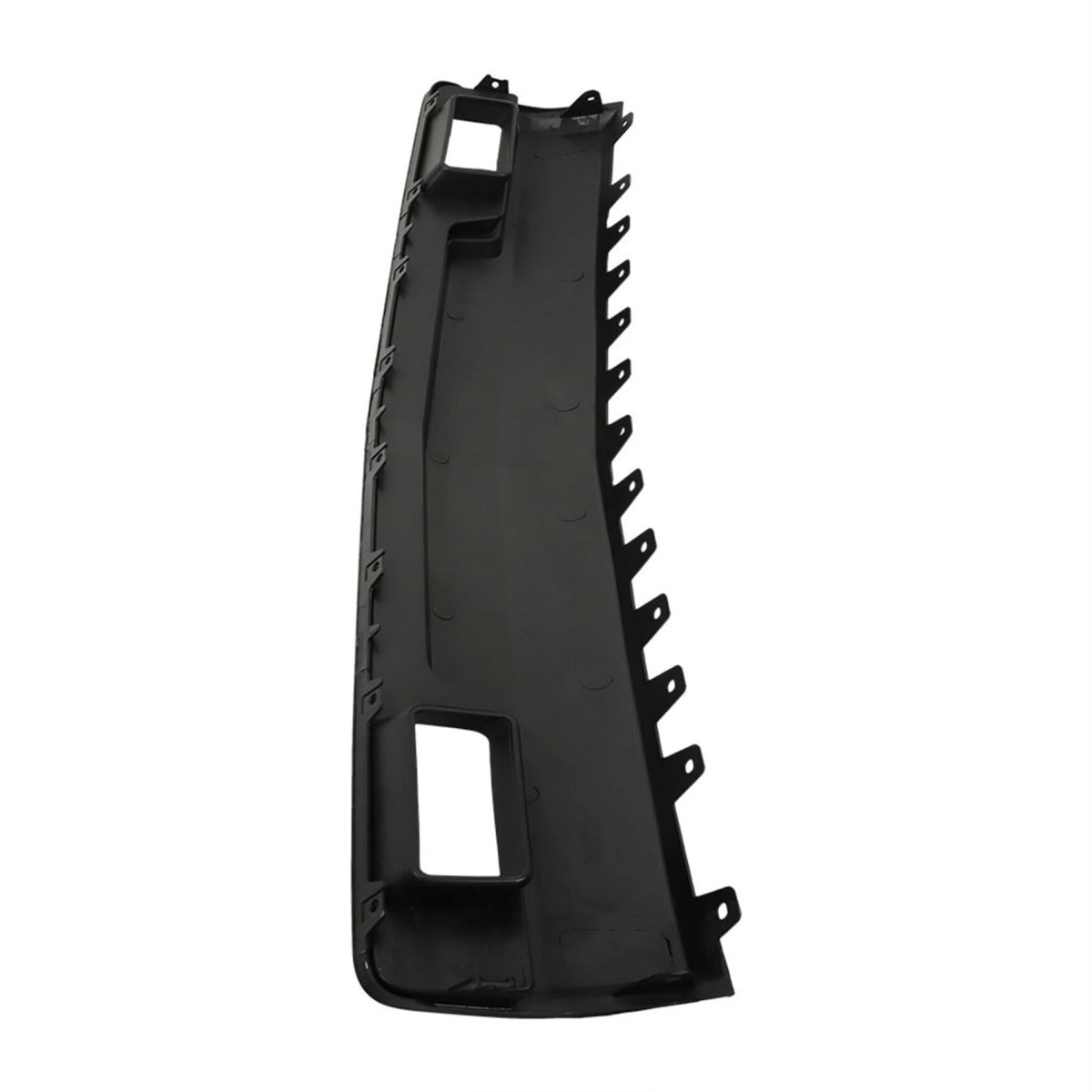 Front Bumper Filler Panel For 2014 2015 Silverado 1500 Black Plastic With Tow Hooks Hole Without Impact Bar Skid Plate Part