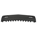 Front Bumper Filler Panel For 2014 2015 Silverado 1500 Black Plastic With Tow Hooks Hole Without Impact Bar Skid Plate Part