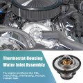 Uxcell No 1305a712 1305a283 Car Engine Coolant Thermostat Housing Assembly For Mitsubishi Outlander 2011-2012