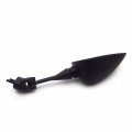 Httmt 1pc Black Left Side Racing Mirrors Compatible With Kawasak Ninja 2005-2008 Zx-6r 636 Zx6rr