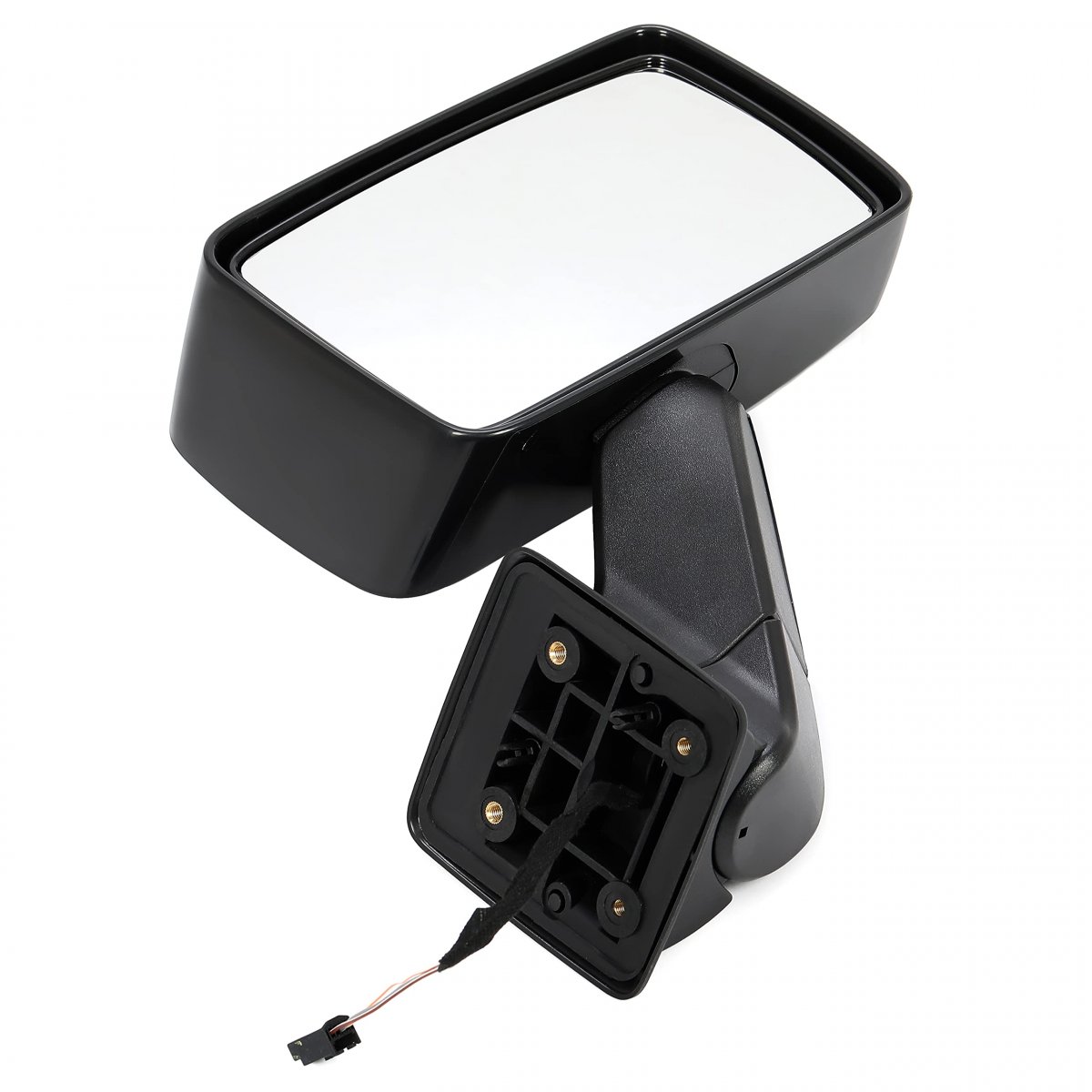 Hecasa Power Mirror Right For 2007-2010 Hummer H3 H3t Side Towing Replacement 20836084 Black Passenger