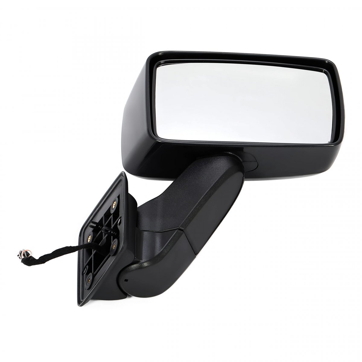Hecasa Power Mirror Right For 2007-2010 Hummer H3 H3t Side Towing Replacement 20836084 Black Passenger