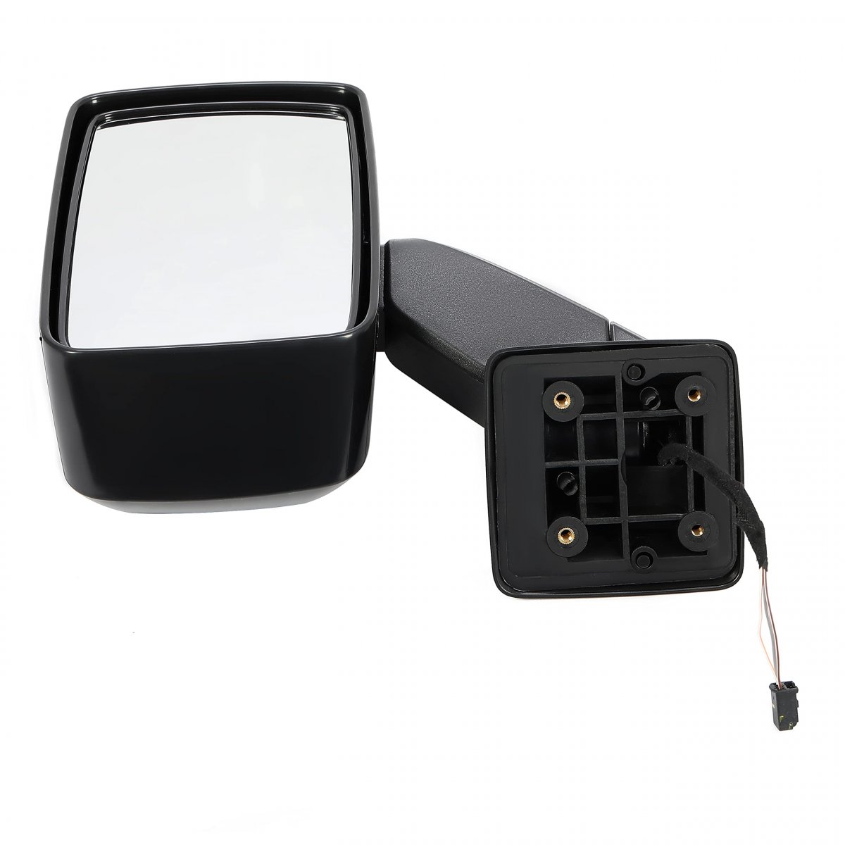 Hecasa Power Mirror Right For 2007-2010 Hummer H3 H3t Side Towing Replacement 20836084 Black Passenger