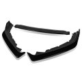Auto Dynasty 3pcs Stp-style Paintable Front Bumper Lip Spoiler Splitter Body Kit Compatible With Nissan Altima Sedan 2016-2018