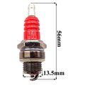 Tc-motor 40mm Cylinder Head 10mm Piston Kit L7t Spark Plug For 47cc 2 Stroke Engine Chinese Pocket Dirt Bike Mini Quad Atv 4