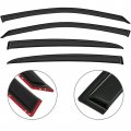 Aintier Side Window Deflectors Sun Rain Guards Set Fit For 2011-2020 Dodge Charger 4 Pcs Black