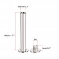 Uxcell Screw Post Fit For 3 16 5mm Hole Dia Female 4x40mm Belt Buckle Binding Bolts Leather Fastener Carbon Steel 10 Sets