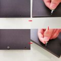 Uxcell Screw Post Fit For 3 16 5mm Hole Dia Female 4x40mm Belt Buckle Binding Bolts Leather Fastener Carbon Steel 10 Sets