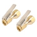 Locking On Tire Chuck Clip Air Inflator Compressor Pump Adapter Connect Accessories For Car 2pcs 