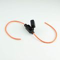 Mini Atm Inline Fuse Holder With Cap 18 Ga Wire Leads 
