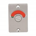 Door Lock Indicator Turn Inside X Occupancy Deadbolt Privacy Bolt Vacant Engaged Screws Bathroom Toilet