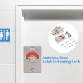 Door Lock Indicator Turn Inside X Occupancy Deadbolt Privacy Bolt Vacant Engaged Screws Bathroom Toilet