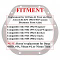 Llr-d044 Differential Cover Gasket For Dana 44 Axles Rubber Coated Steel Core Reusable Seal Jeep Ford And Gmc Drivetrains