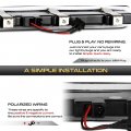 Vipmotoz Full Led Third Brake Tail Cargo Chmsl Light Compatible With 2016-2023 Chevy Camaro Chrome Housing Smoke Tinted Lens
