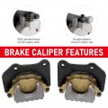 M Mati Front Brake Caliper For Arctic Cat Textron 250 300 Dvx Alterra 2006-2022 Prowler 500 2017-2022 3306-193 3306-192
