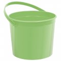 Kiwi Party Favor Plastic Bucket With Handle 6 25 X 4 5 1 Piece Perfect For Treats Loot Giveaways 