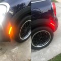 Kyyet Smoked Lens Led Side Marker Light Kit Compatbile With Mini Cooper 2014-2019 F55 F56 F57 Replace Front Rear Sidemarker
