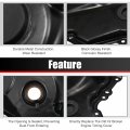 X Autohaux Engine Timing Chain Cover And Crankshaft Oil Seal For Audi A3 A4 A5 A6 Q5 Tt Vw Beetle Cc Eos Gti Jetta Passat