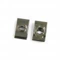 Uxcell 200pcs Dark Green Metal Fairing Bolts Screws U-type Fastener Clips