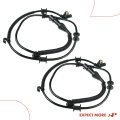 A-premium Abs Wheel Speed Sensor Compatible With Ford Models For F-150 2004 2005 4wd Front Driver Or Passenger Side 2-pc Set