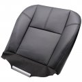 Secosautoparts Driver Passenger Side Bottom Leather Seat Cover Black Compatible With Chevrolet Silverado Gmc Sierra Tahoe