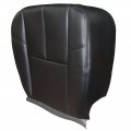 Secosautoparts Driver Passenger Side Bottom Leather Seat Cover Black Compatible With Chevrolet Silverado Gmc Sierra Tahoe