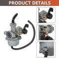 Pz22 Carburetor Replacement For 110cc 125cc Ssr Pit Bike Atv 22mm Carb With Air Filter