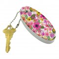 Graphics More Vivid Flowers Floating Keychain Oval Foam Fishing Boat Buoy Key Float
