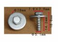 Autobahn88 Hex Head Screw Compatible With Bmw E70 E82 E84 E88 E90 F22 F30 Oem 07147151963 Pack Of 10