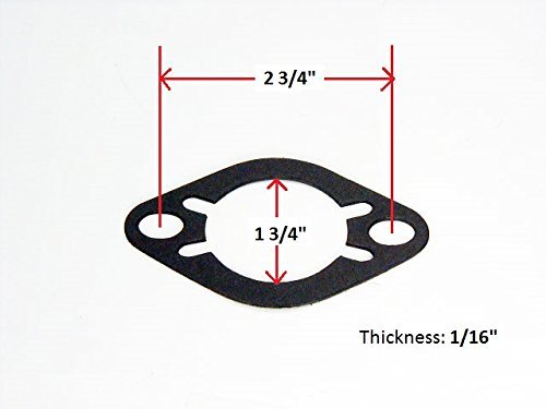 Base Mounting Flange Gasket For Carter 1 Bbl Model As Bb Yf Yfa And Rochester B Bc Bv Carburetors 16 In Thickness
