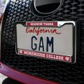 Morehouse College Mascot Full Size Standard License Plate Metal Frame