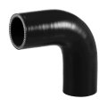 1 Pcs 40mm 57 Id 90mm 3 54 Length 90 Degrees Black Car Silicone Hose Coolant Universal 