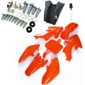 Tc-motor Orange Body Work Fender Plastic Fairing Kit Complete Mounting Screws Bolts Kits Gas Tank Vent Valve Breather For Honda 