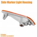 Uxcell Car Markers Accessories Side Marker Light Housing Turn Signal Lamp Cover Assembly No A2118200121 A2118200221 For