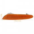 Uxcell Car Markers Accessories Side Marker Light Housing Turn Signal Lamp Cover Assembly No A2118200121 A2118200221 For