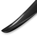 V-style Rear Car Trunk Lid Spoiler For Honda Civic Sedan 2022-2024 Glossy Black Carbon Fiber