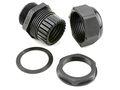 1 4 Inch Black Nylon Cable Gland For 22 32mm 2 Pack 