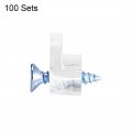 Uxcell Glass Retainer Clips Kit 13mm Dia Cabinet Door Mirrors Holder With Screws For Doors Windows 100set