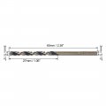 Uxcell Straight Shank Twist Drill Bits 3mm High Speed Steel 4341 With 5 Pcs For Stainless Alloy Metal Plastic Wood