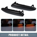 A Absopro Led Side Marker Repeater Sequential Flowing Turn Signal Light 63132221503 For Mini Cooper Paceman R61 Plastic Smoked