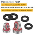 Both Front Wheel Bearing Seal Kits For Polaris Outlaw 450 2008-2010 M-x-r 500 2006-2007 525 Ir-s S 2007-2011 Predator 2003-2007