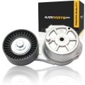 Accessory Belt Tensioner For Chrysler Town And Country 2001 To 2007 Steel Smooth Finish Replacement 4861277ad Part Number