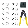3 8 Impact Wrench Socket Retainer Retaining Ring With O-ring Mac Ir 10 Sets Anvil Install Tool Included