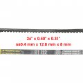 Caltric Starter Generator Belt Compatible With Ezgo Gas Express L6 Ii S4 L4 2012-up 26414g01 630587
