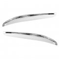 Wflnhb Chrome Front Bumper Molding Trim Pair Replacement For 2011 2012 2013 2014 300 Ch1046103 Ch1047103 68127941ab 68127940ab