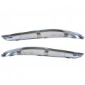 Wflnhb Chrome Front Bumper Molding Trim Pair Replacement For 2011 2012 2013 2014 300 Ch1046103 Ch1047103 68127941ab 68127940ab